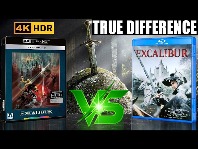 HDR vs SDR | Dolby Vision Analysis Review |  Excalibur 1981 4K Blu-Ray