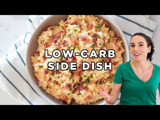 Cheesy Cauliflower Rice that is ACTUALLY Kid-Approved!