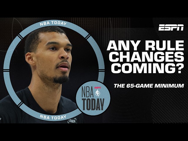 Will Wemby's rib injury SPARK CHANGES with the 65-game minimum rule? 🤔 | NBA Today