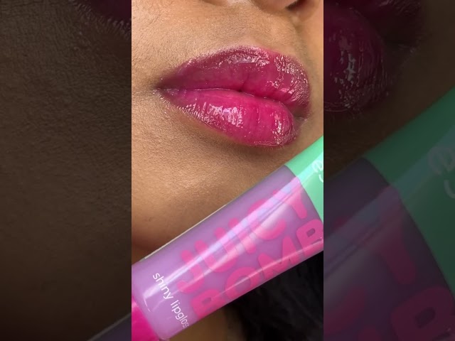 Juicy Bomb Party Drop 💋✨ Gloss, Sparkle & Bubblegum Vibes!
