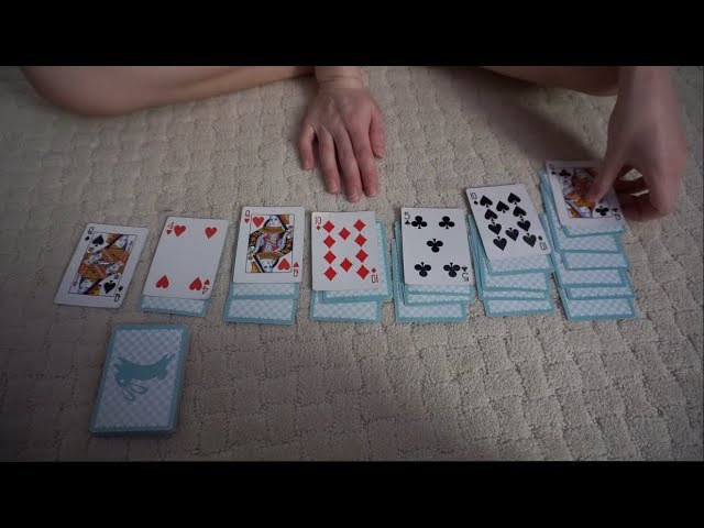 [ASMR] Solitaire Card Game