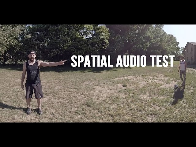 Spatial Audio Test with Zoom H2n Mic