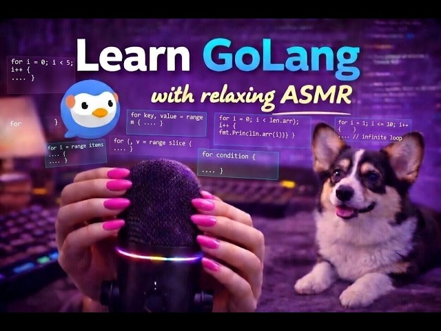 Learn GoLang Loops but with relaxing ASMR whispers