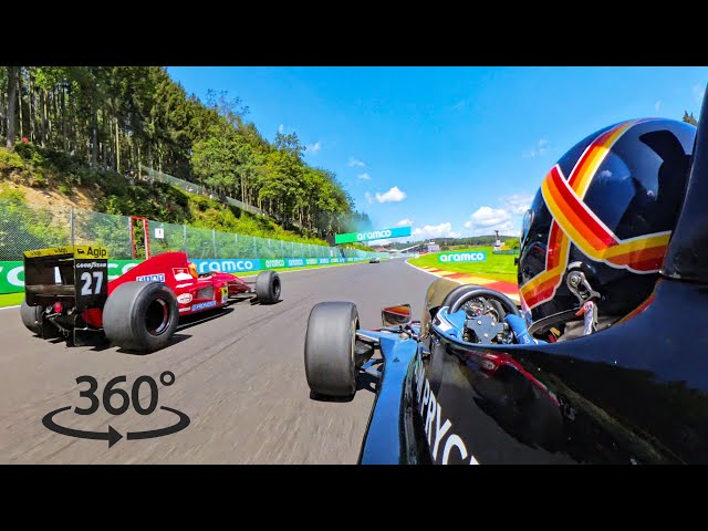 [VR 360]: Pushing a Classic Formula 1 car around Spa-Francorchamps! | by Thierry Boutsen