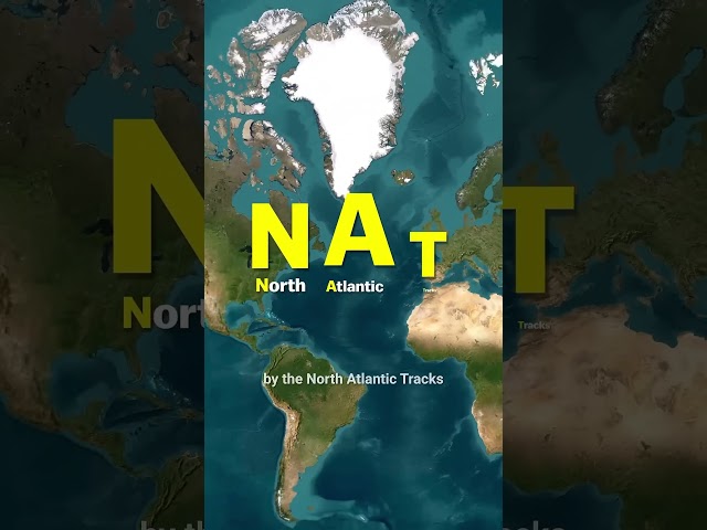 Why Planes Follow This Invisible Path Across the Atlantic ✈️ Jet Stream Highway 🌍