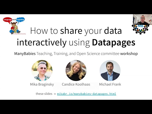 Datapages workshop