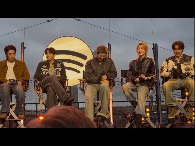 260323 BTS Q&A Part 1 Spotify Swimside Live Concert Fancam 방탄소년단