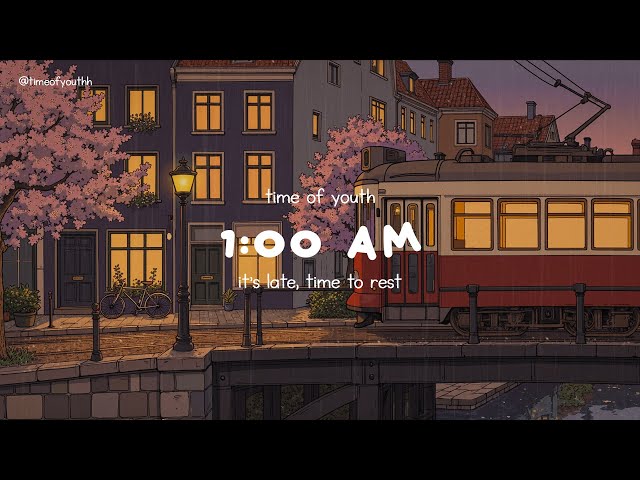 1:00 am: it's late, time to rest... | peaceful piano playlist for sleep, relax