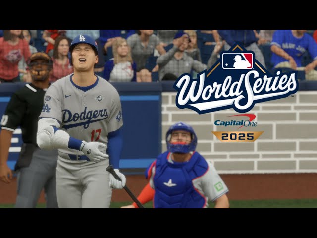 Dodgers vs Blue Jays - World Series 2025 Game 6 Full Game Highlights (MLB The Show 25 Sim)