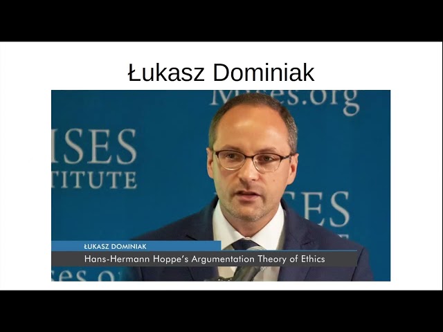 A short argumentation ethics lecture I did on discord