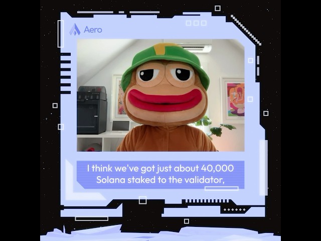 Ponke Validator Spotlight w/ AeroPool 🔐 #crypto #defi #trading #solana