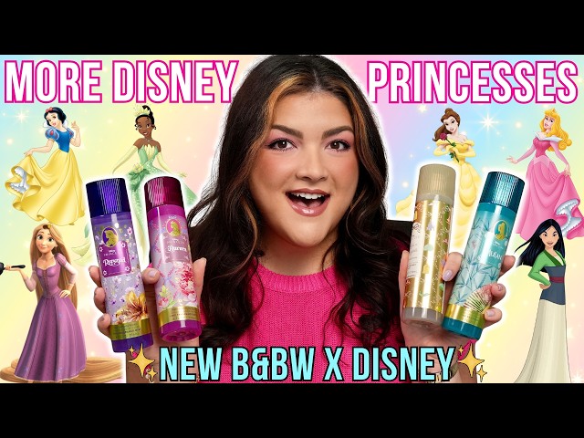 ALL NEW Bath & Body Works Disney Princess Mists✨👑 Full Review 💕