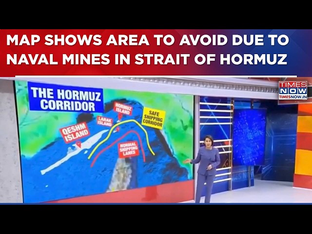 Iranian Forces Release Map Code That Shows Areas To Avoid Due To Naval Mines In Strait Of Hormuz