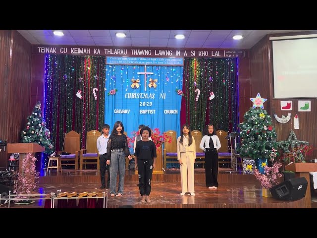 Chirsmas dance by Calvary Chruchschool hngakchia