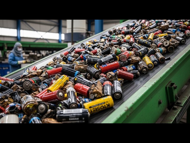 Complete Battery Recycling Line: From Waste Cells to Refined Powder