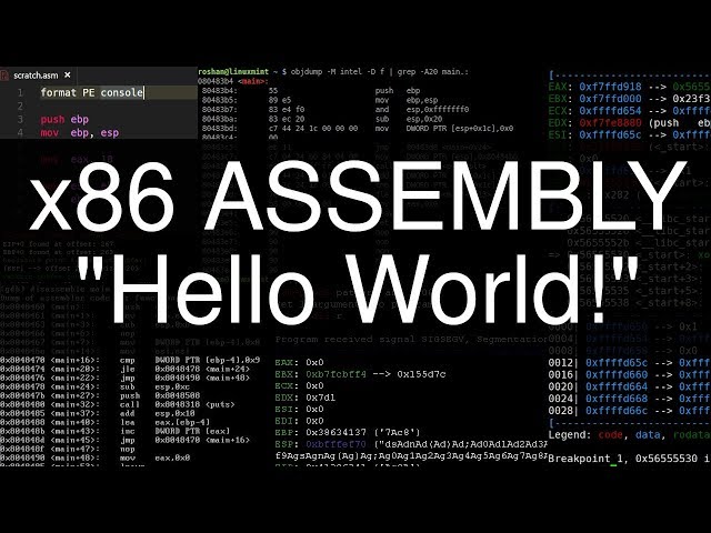 x86 Assembly: Hello World!