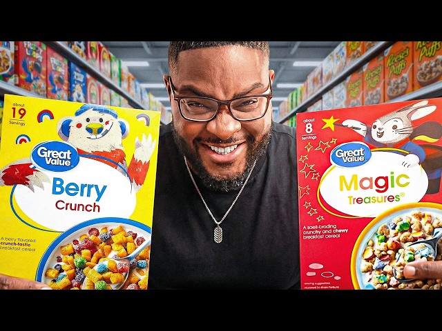 Is Name Brand Cereal a SCAM? (Great Value vs The Real Thing)