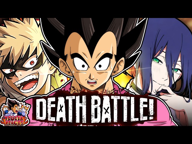 Vegeta Reacts To Bakugo VS Reze | DEATH BATTLE!