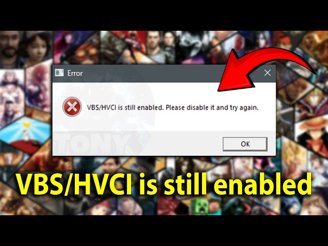 How to fix "VBS/HVCI is still enabled. Please disable it and try again" Error HyperV - TUTORIAL