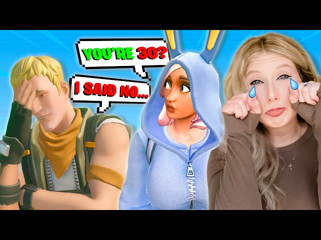 Carrying A 30 Year Old In Fortnite 😯 Playing With Strangers