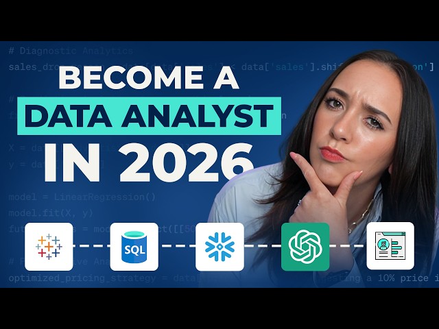 Data Analyst Roadmap 2026 | The NEW Way To Become a Data Analyst