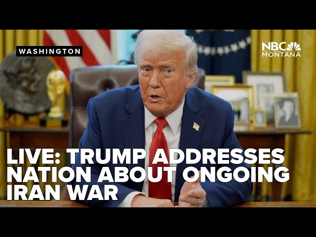 LIVE: Trump to address nation on Iran
