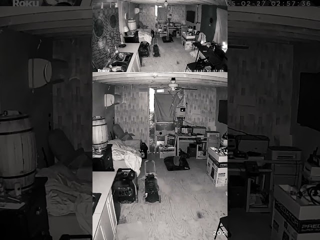 This Security Camera Caught Something Unexplainable #shorts #ghost #paranormal