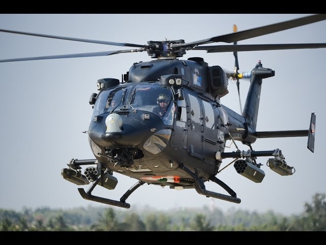 Indian Air Force Lethal RUDRA Helicopter