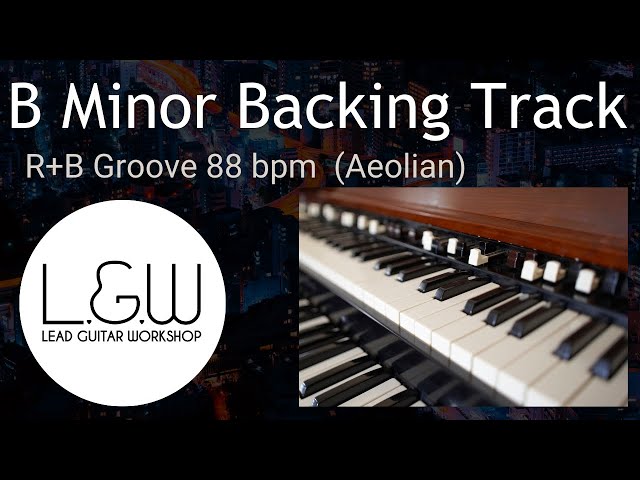 B minor Backing Track- R+B Groove 88bpm