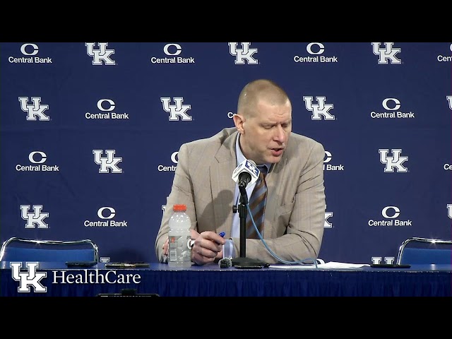Coach Pope Press Conference - Georgia Postgame Press Conference presented by UKHealthCare