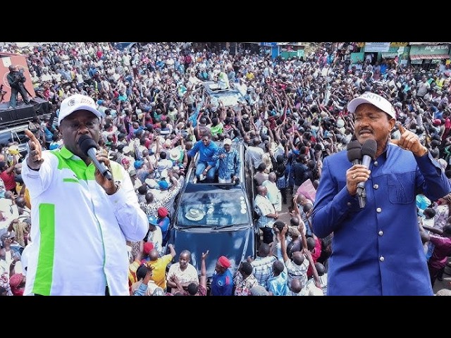 LIVE: Gachagua and Troops Roars in Muranga Destroying Ruto!