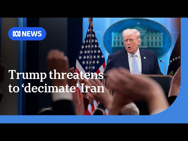 Trump threatens ‘complete demolition’ if Iran doesn't accept ceasefire deal | ABC NEWS
