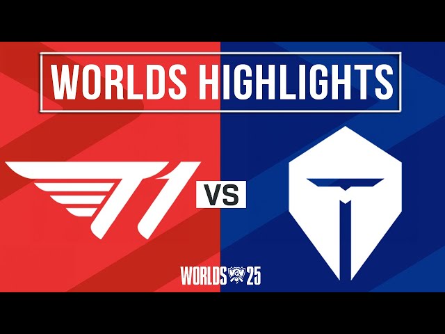 T1 vs TES Highlights ALL GAMES | Worlds 2025 Semifinals | T1 vs Top Esports