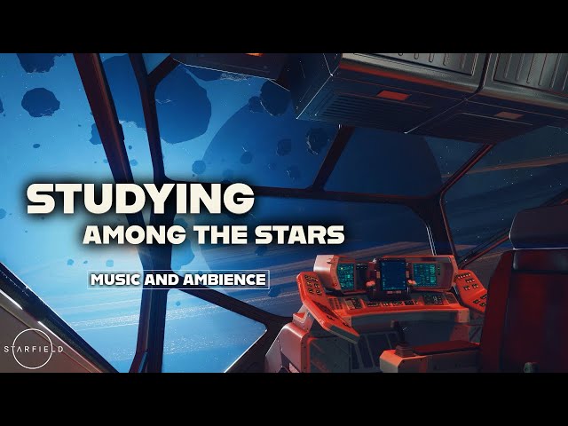 Studying Among the Stars | Reflective & Peaceful Music & Ambience | Starfield | No Ads | 3 Hours