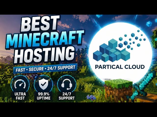 🔥 BEST Minecraft Hosting? Particle Cloud Review + Setup 🚀 | Free & Paid plan