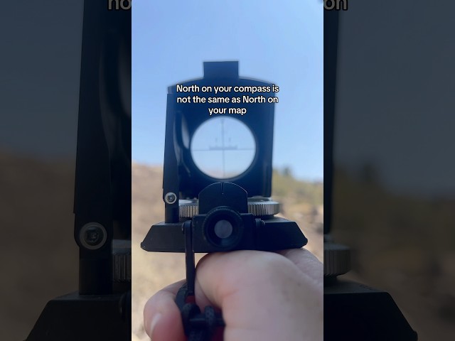 How to convert between your compass and your map. #landnavigation #compass #map