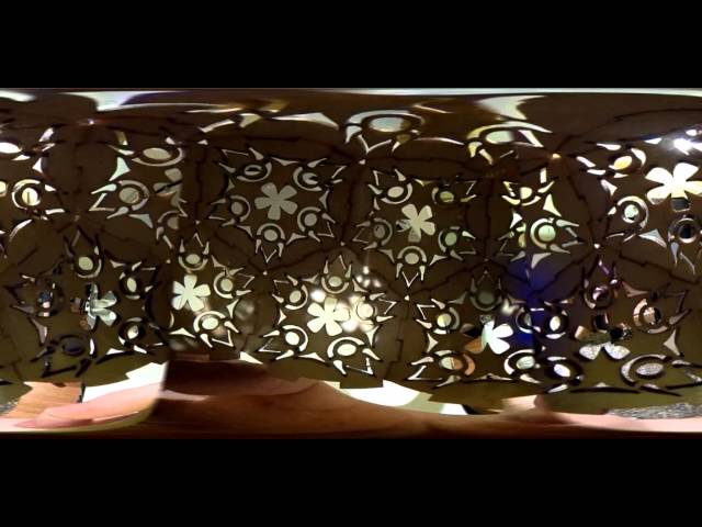 Laser-Cut Owls vs CG Renders for 360 Video