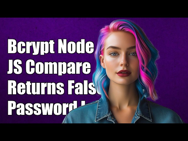 Bcrypt-NodeJS compare() returns false whatever the password