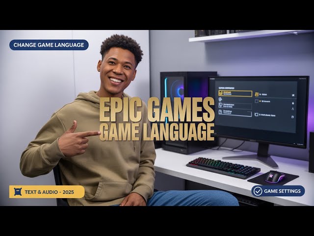 How to Change Text & Audio Language for Any Game in Epic Games Launcher (2025)