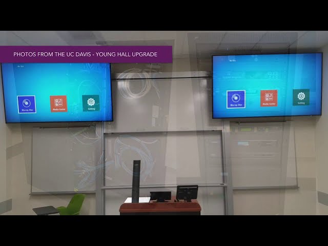 UC Davis | Classroom & Auditorium Audiovisual Upgrade