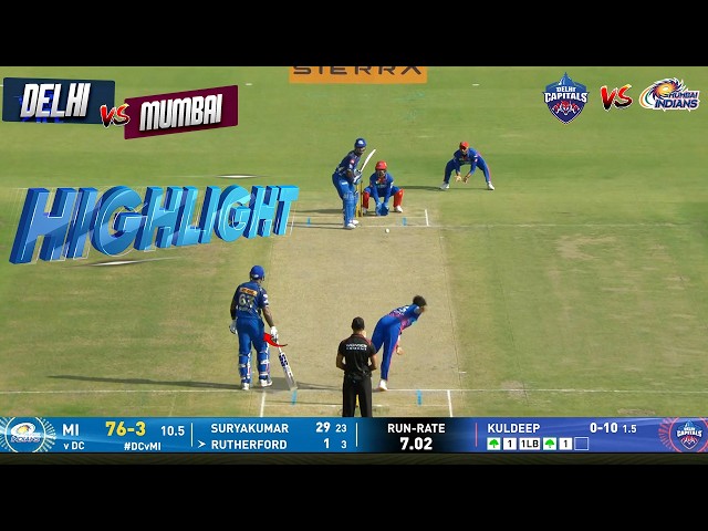 IPL 2026 : Mumbai Indians vs Delhi capitals Full Highlights | DC vs MI Full Highlights Video