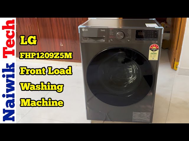 LG FHP1209Z5M 9 kg Front Load 5-star washing machine | Unboxing