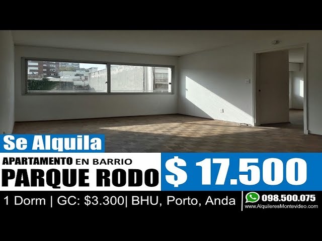 Apartamento de 1 dormitorio en Alquiler en Parque Rodó