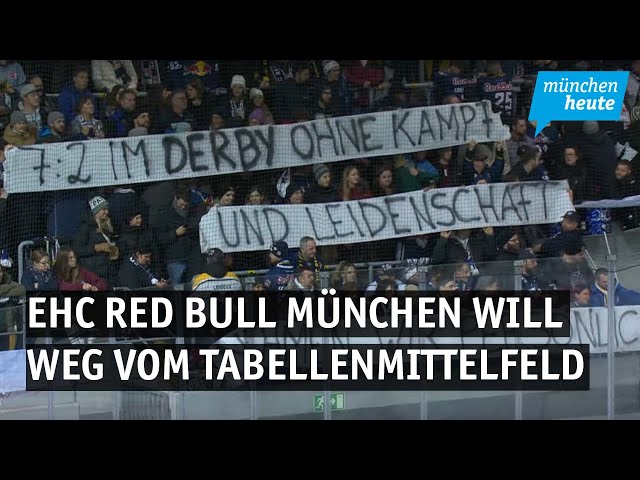Aufholzeit – EHC Red Bull München will Schritt für Schritt weg vom Tabellenmittelfeld