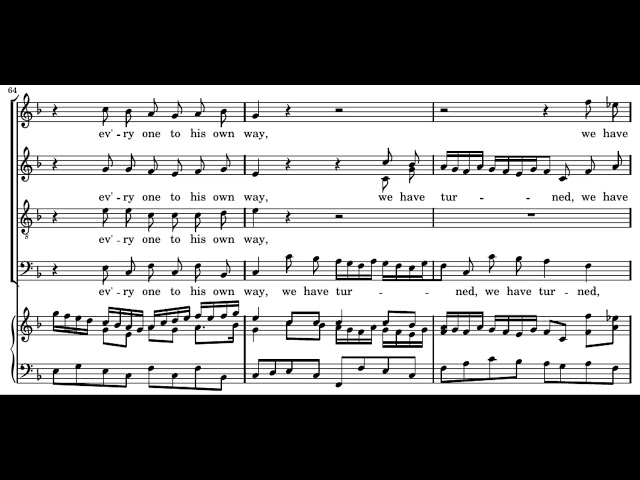 Händel: Messiah - 27. All we like sheep - Gardiner