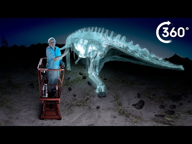 360° Attenborough and the Giant Dinosaur | BBC Earth