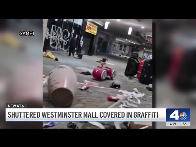 Inside abandoned mall in Westminster