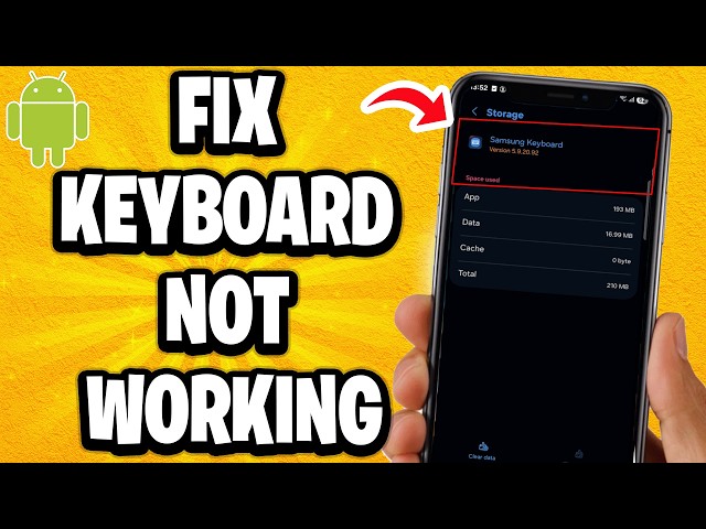 How To Fix Android Keyboard Not Working