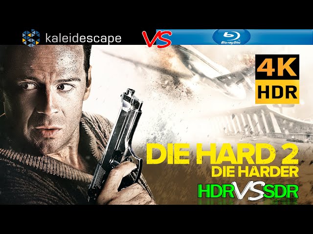 Die Hard 2 1990 HDR WCG ANALYSIS 4K UHD Kaleidescape REVIEW vs 1080p BD SDR 100nits #TRUE_DIFFERENCE