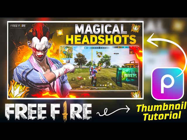 Make This Amazing FREE FIRE Thumbnail In PicsArt 🔥 #freefire
